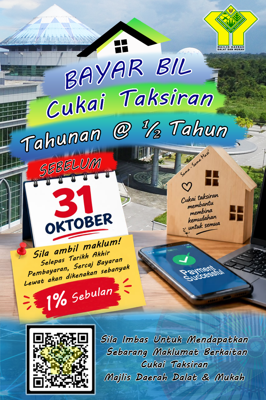 Bayar Cukai Taksiran Sebelum 31 Oktober